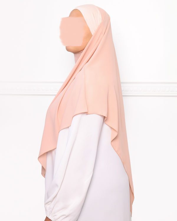 Khimar court en crêpe pointu khimar triangle khimar pas cher mon hijab pas cher